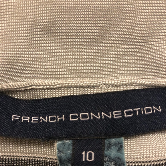 Black, grey and white bandage style short sleeved dress, 10 but fits like 8 or 6 - Picture 3 of 3